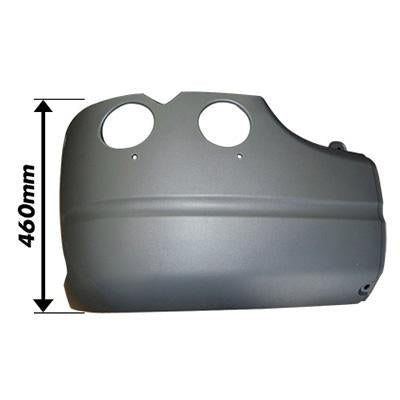 FRONT BUMPER END - R/H - 460mm HIGH - SCANIA P/R TRUCK - 2003- LOW BUMPER