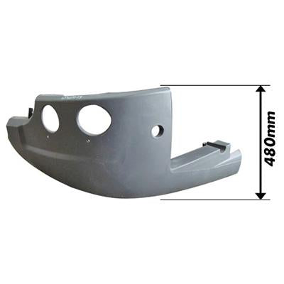 FRONT BUMPER END - L/H - 480mm - SCANIA P/R TRUCK - 2009- LOW BUMPER