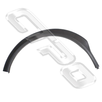 FRONT GUARD MOULDING - TEXTURED BLACK - L/H - CERTIFIED - TO SUIT SUBARU IMPREZA XV 2013-