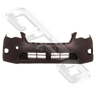 FRONT BUMPER - PRIMED BLACK - CERTIFIED - TO SUIT SUBARU IMPREZA GP(XV) 2012-