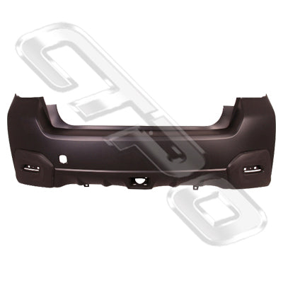 REAR BUMPER - PRIMED BLACK - CERTIFIED - TO SUIT SUBARU IMPREZA GP(XV) 2012-