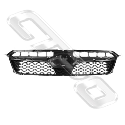 GRILLE - MAT/BLACK - CERTIFIED - TO SUIT SUBARU IMPREZA XV 2013-14