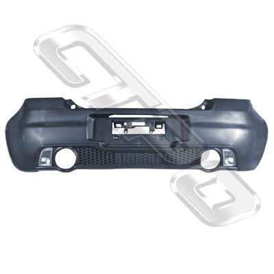 REAR BUMPER - W/FOG LAMP - TO SUIT SUZUKI SWIFT 2005- GTI SPORT