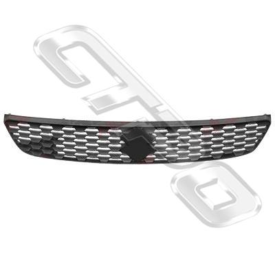 GRILLE - MAT/DARK GREY - CERTIFIED - TO SUIT SUZUKI SWIFT 2011-