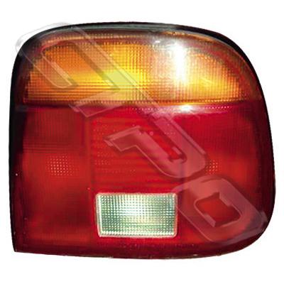 REAR LAMP - L/H - AMBER/RED - TO SUIT SUZUKI BALENO 4DR 1995-