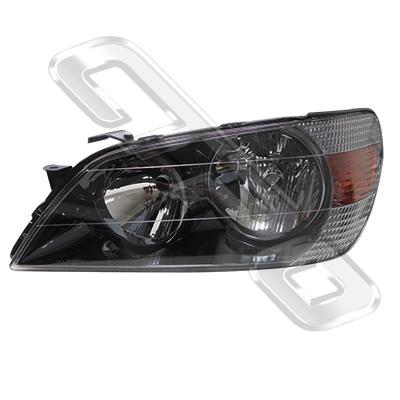 HEADLAMP - L/H - DARK CHROME - TO SUIT TOYOTA ALTEZZA IS200 1998-