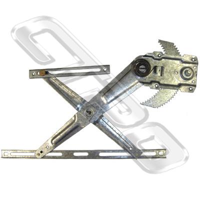 WINDOW REGULATOR - ASSY - FRONT DOOR - R/H - MANUAL - TO SUIT TOYOTA HILUX 1983-89