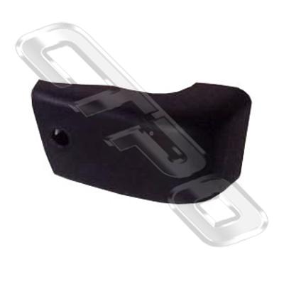 FRONT BUMPER END - R/H - BLACK - TO SUIT TOYOTA HILUX 4WD 1984-89