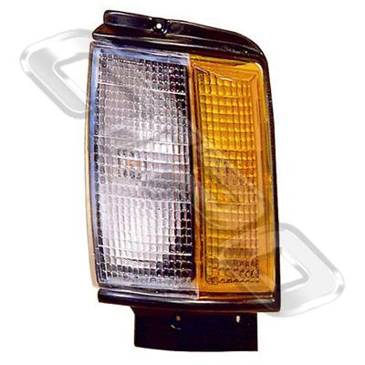 CORNER LAMP - L/H - BLACK TRIM - TO SUIT TOYOTA HILUX 2WD/4WD 1984-86