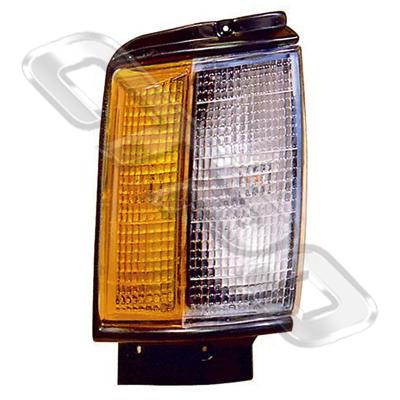 CORNER LAMP - R/H - BLACK TRIM - TO SUIT TOYOTA HILUX 2WD/4WD 1984-86