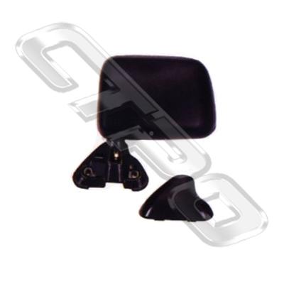 DOOR MIRROR - R/H - BLACK - DOOR MOUNT - TO SUIT TOYOTA HILUX 2WD/4WD 1989-
