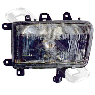 HEADLAMP - L/H - GLASS LENS - TO SUIT TOYOTA 4WD/4 RUNNER SURF 1991-