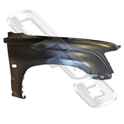 FRONT GUARD - R/H - W/SLMP & W/ANT HOLE - TO SUIT TOYOTA HILUX 2WD 2002-