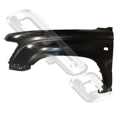 FRONT GUARD - L/H - W/SIDE LAMP HOLE - TO SUIT TOYOTA HILUX 4WD 2002-