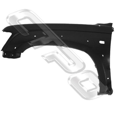 FRONT GUARD - L/H - W/SLMP/ANT/FLARE HOLES - TO SUIT TOYOTA HILUX 4WD 1998-2001