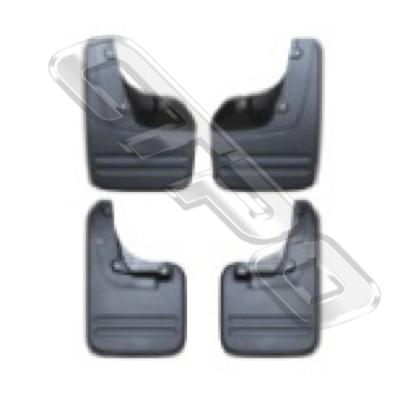 MUD FLAP - SET - 4 PCS - TO SUIT TOYOTA HILUX 2011-