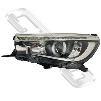 HEADLAMP - L/H - HID - ELECTRIC ADJUSTER - WITH LED - TO SUIT TOYOTA HILUX SR5 2015-