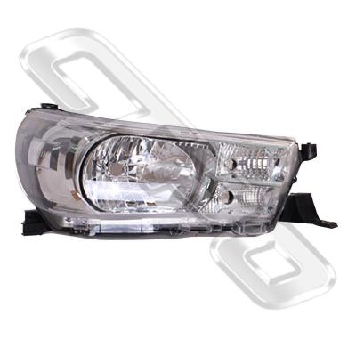 HEADLAMP - R/H - ELECTRIC ADJUSTER - TO SUIT TOYOTA HILUX 2015-