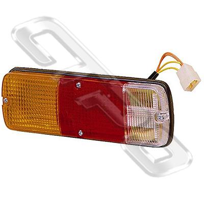 REAR LAMP - L/H=R/H - 4 WIRE FLAT DECK UNIVERSAL - TO SUIT TOYOTA LANDCRUISER FJ45 1975-77