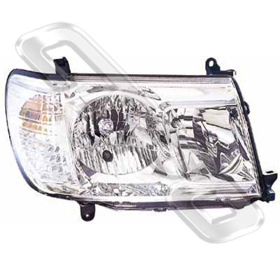 HEADLAMP - R/H - TO SUIT TOYOTA LANDCRUISER FJ100 2005- F/L