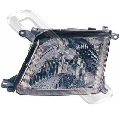 HEADLAMP - L/H - CLEAR TYPE - TO SUIT TOYOTA PRADO J95 F/L 2000-