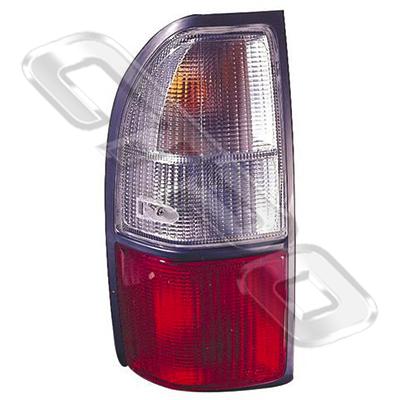 REAR LAMP - L/H - CLEAR/RED - TO SUIT TOYOTA PRADO J95 F/L 2000-