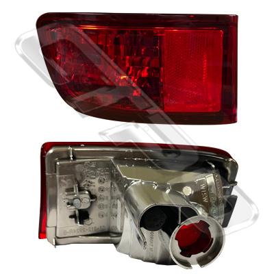 REAR LAMP - L/H - REFLECTOR GOES IN BUMPER - TO SUIT TOYOTA PRADO KZJ120 2003-