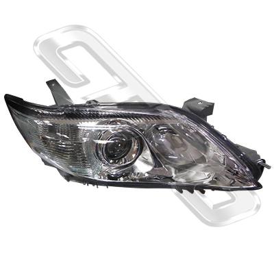 HEADLAMP - R/H - MANUAL/ELECTRIC - CHROME - TO SUIT TOYOTA CAMRY / AURION 2009- F/LIFT