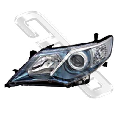 HEADLAMP - L/H - BLUE - HYBRID TYPE - TO SUIT TOYOTA CAMRY 2012-