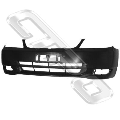 FRONT BUMPER - MAT BLACK - TO SUIT TOYOTA COROLLA ZZE 2002- SDN / H/B / WGN