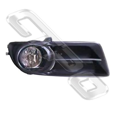 FOG LAMP - W/BEZEL - R/H - TO SUIT TOYOTA COROLLA 2004- SDN - NZ NEW