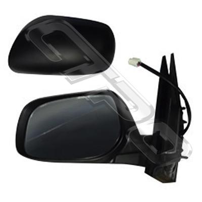 DOOR MIRROR - L/H - ELECTRIC - 5 WIRE - NON REPEATER - TO SUIT TOYOTA COROLLA/FIELDER 2007-10 WAGON