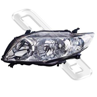 HEADLAMP - L/H - TO SUIT TOYOTA COROLLA 2007- SEDAN