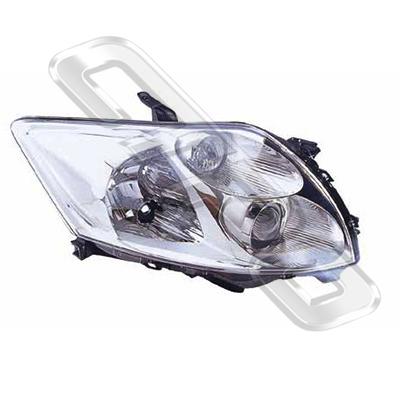 HEADLAMP - R/H - TO SUIT TOYOTA COROLLA 2007- H/BACK