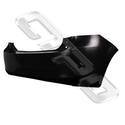 REAR BUMPER - MAT/BLACK - TO SUIT TOYOTA COROLLA 2007- H/BACK