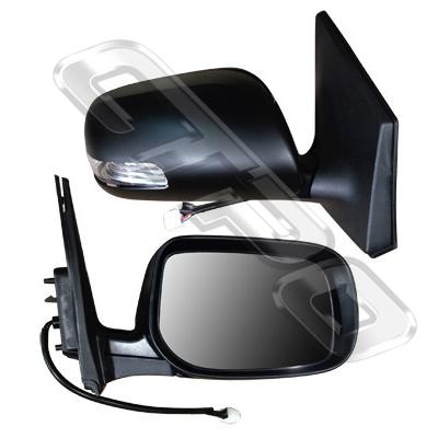 DOOR MIRROR - R/H - ELECTRIC - W/LAMP - 7 WIRE - TO SUIT TOYOTA COROLLA 2010- SEDAN
