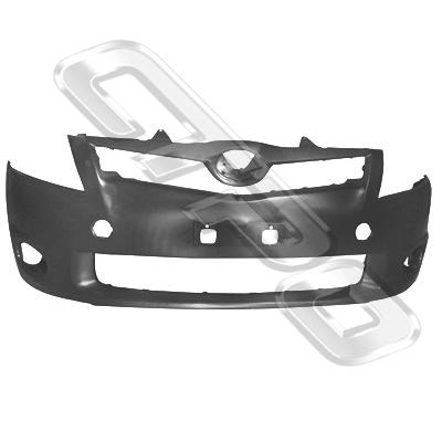 FRONT BUMPER - PRIMED GREY - TO SUIT TOYOTA COROLLA 2010- H/BACK