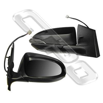 DOOR MIRROR - R/H - ELECTRIC - W/LAMP - TO SUIT TOYOTA COROLLA 2012-