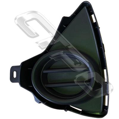 FOG LAMP COVER - L/H - WITHOUT HOLE - TO SUIT TOYOTA COROLLA 2012- HATCH