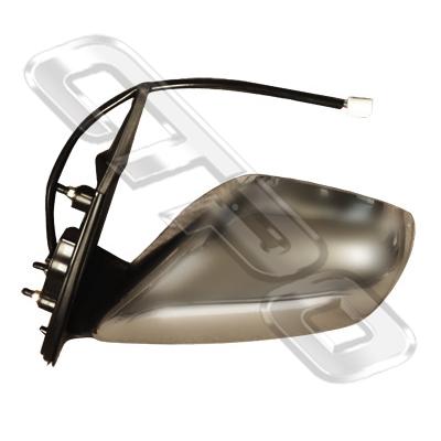 DOOR MIRROR - L/H - CHROME - ELECTRIC - 5 WIRE FOLDING - TO SUIT TOYOTA HIACE 2004-