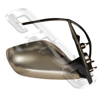 DOOR MIRROR - R/H - CHROME - ELECTRIC - 5 WIRE FOLDING - TO SUIT TOYOTA HIACE 2004-
