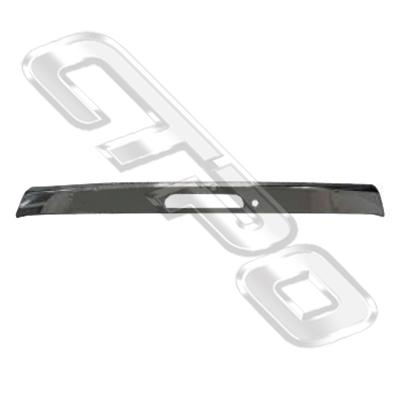 TAILGATE UPPER GARNISH - WITH HIGH STOP LAMP HOLE - CHROME - TO SUIT TOYOTA HIACE 2004- NARROW