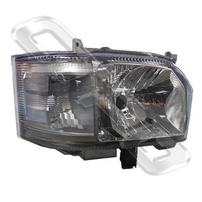 HEADLAMP - R/H - 3 BULB TYPE - TO SUIT TOYOTA HIACE 2014- F/LIFT LATE