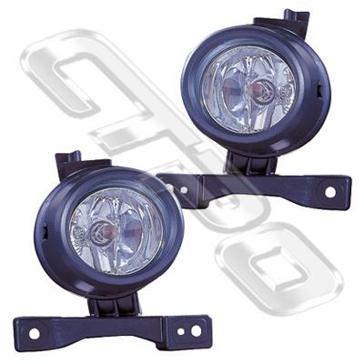 FOG LAMP - SET - L&R - TO SUIT TOYOTA HIACE 2004-
