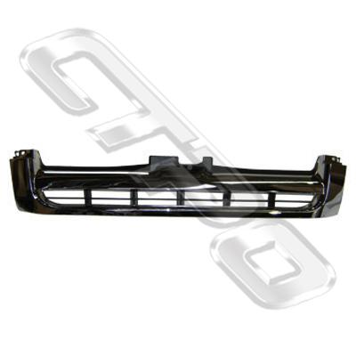 GRILLE - CHROME/BLACK - TO SUIT TOYOTA HIACE 2004- WIDE