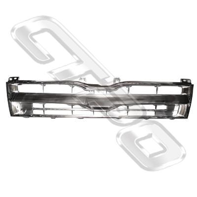 GRILLE - CHROME - WITHOUT INNER - TO SUIT TOYOTA HIACE 2010- F/LIFT NARROW