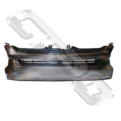 GRILLE - CHROME - WIDE - TO SUIT TOYOTA HIACE 2014- F/LIFT LATE