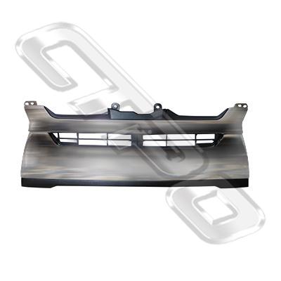 GRILLE - CHROME - NARROW - TO SUIT TOYOTA HIACE 2014- F/LIFT LATE