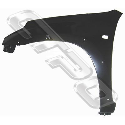 FRONT GUARD - L/H - W/SLP W/MLDG HOLES - TO SUIT TOYOTA RAV4 ACA20 2001-