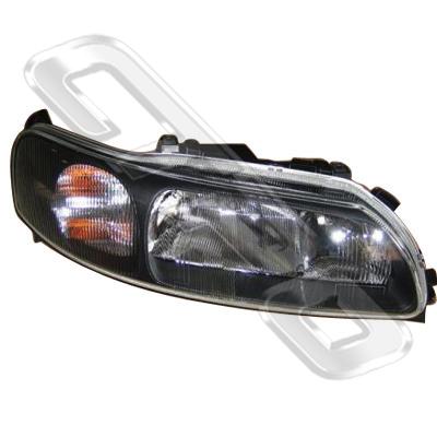 HEADLAMP - R/H - ELECTRIC - BLACK - TO SUIT VOLVO V70/XC70 2000-2004
